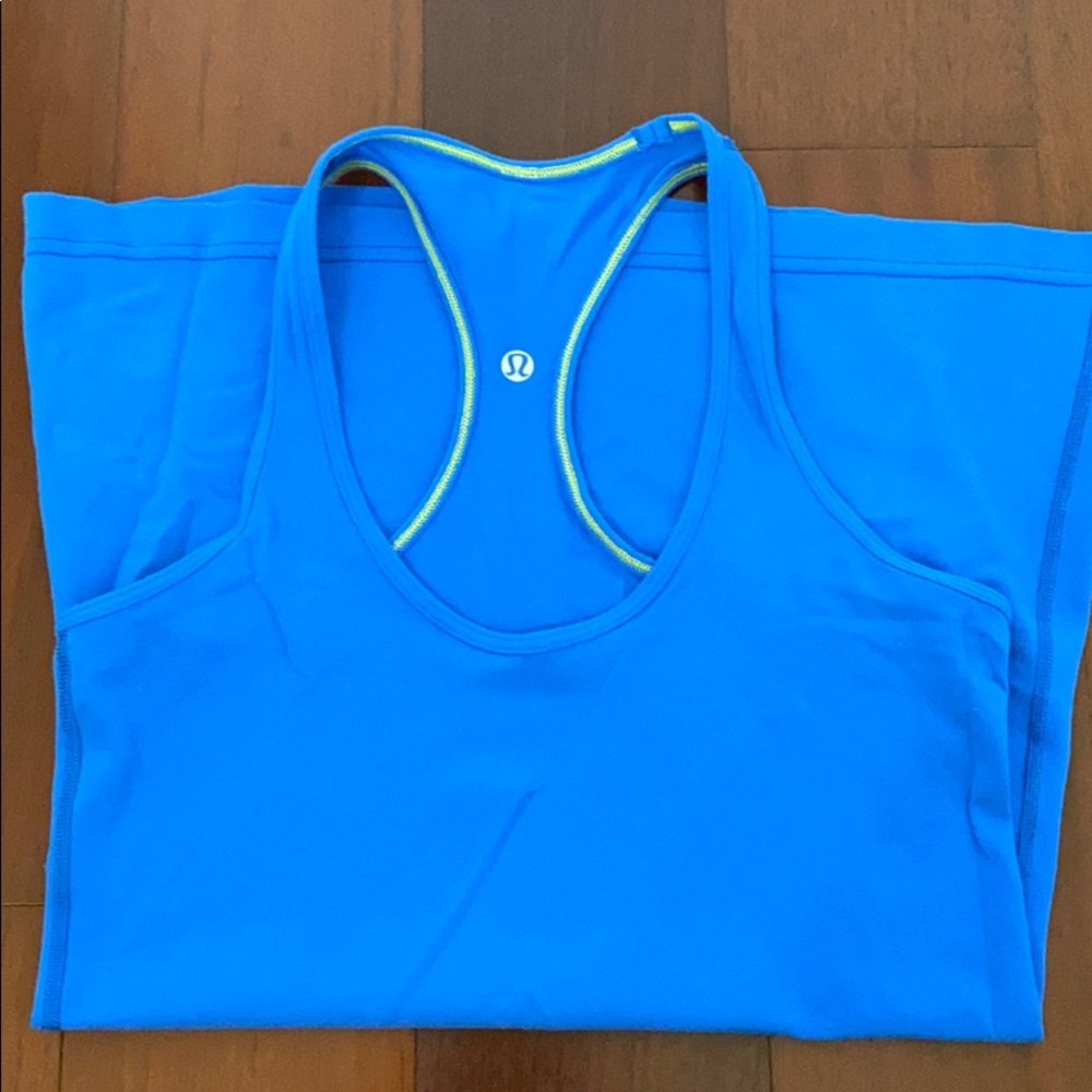 Bright Blue Lululemon Racerback Tank